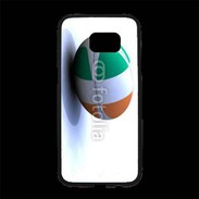 Coque Personnalisée Samsung S7 Edge Premium Ballon de rugby irlande