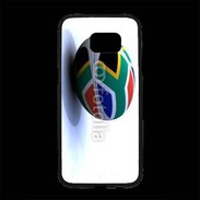 Coque Personnalisée Samsung S7 Edge Premium Ballon de rugby Afrique du Sud