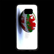 Coque Personnalisée Samsung S7 Edge Premium Ballon de rugby Pays de Galles