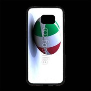 Coque Personnalisée Samsung S7 Edge Premium Ballon de rugby Italie