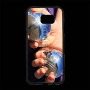 Coque Personnalisée Samsung S7 Edge Premium Pétanque féminine