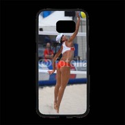 Coque Personnalisée Samsung S7 Edge Premium Beach Volley féminin 50