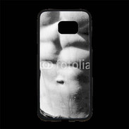 Coque Personnalisée Samsung S7 Edge Premium Torse nu homme musclé
