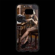 Coque Personnalisée Samsung S7 Edge Premium Pin up vintage