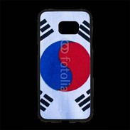 Coque Personnalisée Samsung S7 Edge Premium Drapeau Corée du Sud