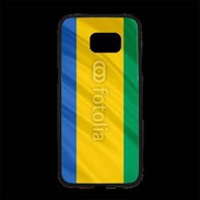 Coque Personnalisée Samsung S7 Edge Premium Drapeau Gabon