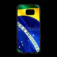 Coque Personnalisée Samsung S7 Edge Premium drapeau Brésil 5