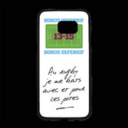 Coque Personnalisée Samsung S7 Edge Premium Les potes Bonus offensif-défensif Blanc