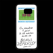 Coque Personnalisée Samsung S7 Edge Premium 1 point bonus offensif-défensif Blanc