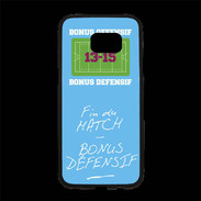 Coque Personnalisée Samsung S7 Edge Premium Fin de match Bonus offensif-défensif Bleu