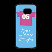 Coque Personnalisée Samsung S7 Edge Premium Deuxième ligne D Bonus offensif Bleu