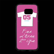 Coque Personnalisée Samsung S7 Edge Premium Deuxième ligne D Bonus offensif Rose