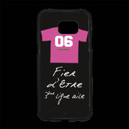 Coque Personnalisée Samsung S7 Edge Premium Troisième ligne G Bonus offensif-défensif Noir