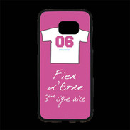 Coque Personnalisée Samsung S7 Edge Premium Troisième ligne G Bonus offensif-défensif Rose