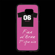 Coque Personnalisée Samsung S7 Edge Premium Troisième ligne G Bonus offensif-défensif Rose 2