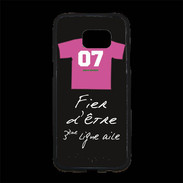 Coque Personnalisée Samsung S7 Edge Premium Troisième ligne D Bonus offensif-défensif Noir