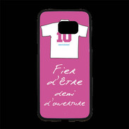Coque Personnalisée Samsung S7 Edge Premium Demi d'ouverture Bonus offensif-défensif Rose
