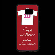 Coque Personnalisée Samsung S7 Edge Premium Demi d'ouverture Bonus offensif-défensif Rouge