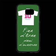 Coque Personnalisée Samsung S7 Edge Premium Demi d'ouverture Bonus offensif-défensif Vert