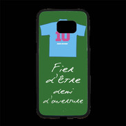 Coque Personnalisée Samsung S7 Edge Premium Demi d'ouverture Bonus offensif-défensif Vert 2