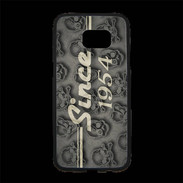 Coque Personnalisée Samsung S7 Edge Premium Since crane gris 1954