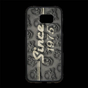 Coque Personnalisée Samsung S7 Edge Premium Since crane gris 1975