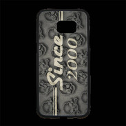 Coque Personnalisée Samsung S7 Edge Premium Since crane gris 2000