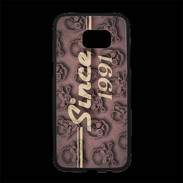 Coque Personnalisée Samsung S7 Edge Premium Since crane rose 1991