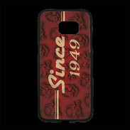 Coque Personnalisée Samsung S7 Edge Premium Since crane rouge 1949