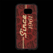 Coque Personnalisée Samsung S7 Edge Premium Since crane rouge 1961