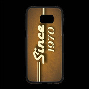 Coque Personnalisée Samsung S7 Edge Premium Orange since 1970