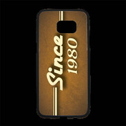 Coque Personnalisée Samsung S7 Edge Premium Orange since 1980