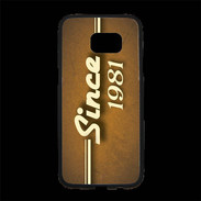 Coque Personnalisée Samsung S7 Edge Premium Orange since 1981