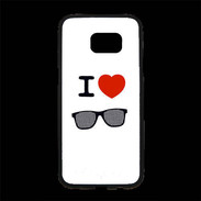 Coque Personnalisée Samsung S7 Edge Premium I love Lunette Fun 4