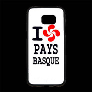 Coque Personnalisée Samsung S7 Edge Premium I love Pays Basque 2