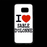 Coque Personnalisée Samsung S7 Edge Premium I love Sable d'Olonne