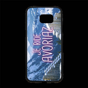 Coque Personnalisée Samsung S7 Edge Premium Je ride Avoriaz ZG
