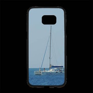 Coque Personnalisée Samsung S7 Edge Premium Coque Catamaran mer des Caraibes