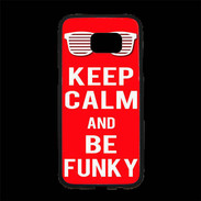 Coque Personnalisée Samsung S7 Edge Premium Keep Calm Funky Rouge