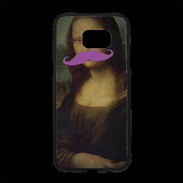 Coque Personnalisée Samsung S7 Edge Premium Moustache Mona Lisa