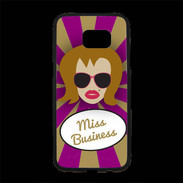 Coque Personnalisée Samsung S7 Edge Premium Miss business Rousse