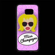 Coque Personnalisée Samsung S7 Edge Premium Miss Champagne Blonde