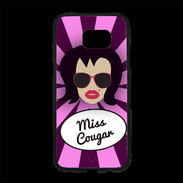 Coque Personnalisée Samsung S7 Edge Premium Miss Cougar Brune