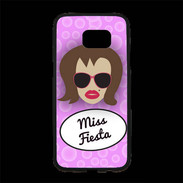 Coque Personnalisée Samsung S7 Edge Premium Miss Fiesta Chatain