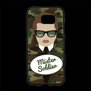 Coque Personnalisée Samsung S7 Edge Premium Mister Soldier Chatain