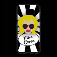 Coque Personnalisée Samsung S7 Edge Premium Miss Corse Blonde