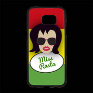 Coque Personnalisée Samsung S7 Edge Premium Miss Rasta Brune
