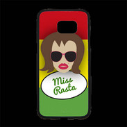 Coque Personnalisée Samsung S7 Edge Premium Miss Rasta Chatain