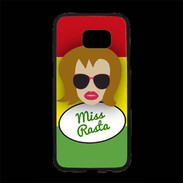 Coque Personnalisée Samsung S7 Edge Premium Miss Rasta Rousse