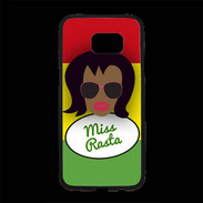 Coque Personnalisée Samsung S7 Edge Premium Miss Rasta Black